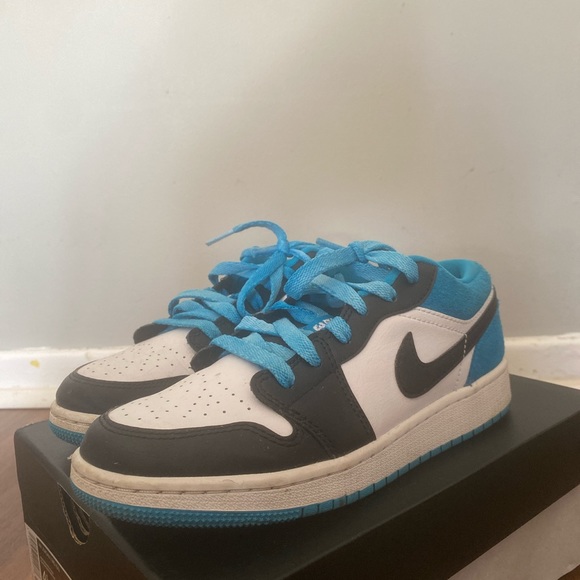 jordan Low Youth Blue suede - Picture 4 of 4